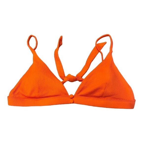 Red Carter Beach Chic Carly Bikini Top in Persimmon (12 D) - Picture 4 of 10